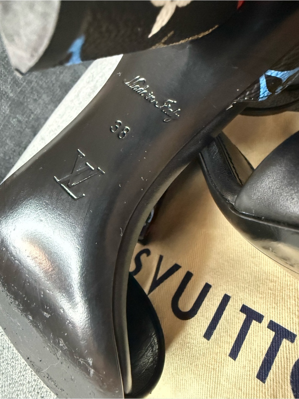 Louis Vuitton monogram multicolor Game On silhouette sandals - Picture 9 of 9